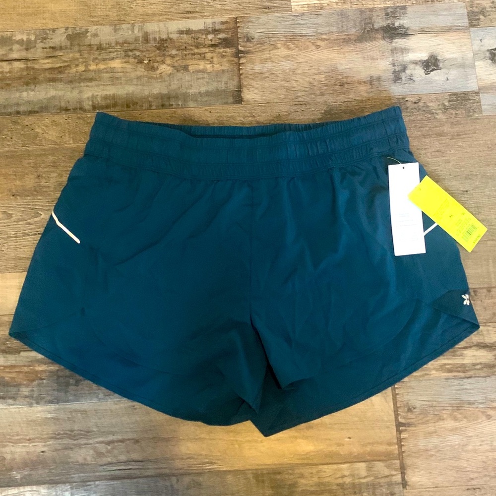 NWT dark teal running shorts size XL